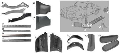 karmann ghia engine compartment sheet metal|karmann ghia aftermarket parts.